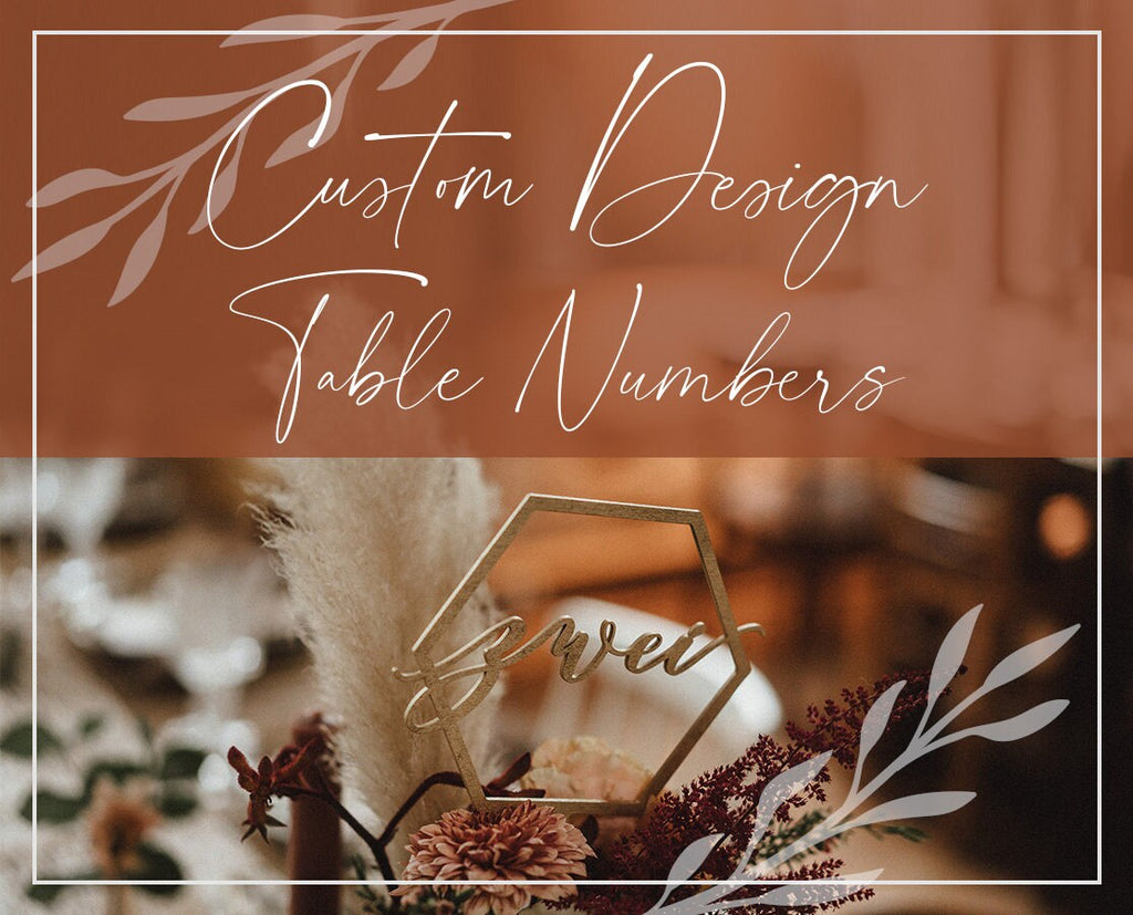 Beach-themed Wedding Table Numbers, Tropical Centerpieces, Wedding